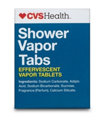 Shower Reliever Effervescent Vapor Tablets