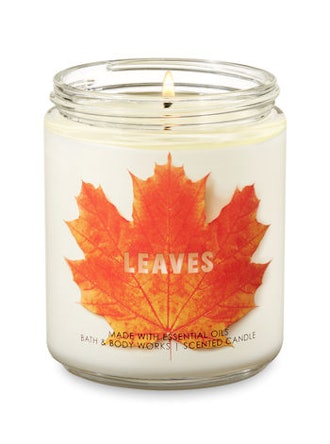 Leaves Candle