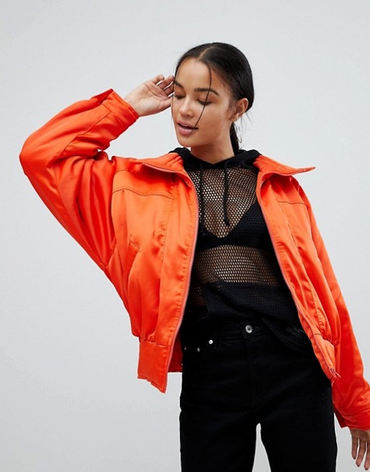 ASOS Paneled Bomber Jacket