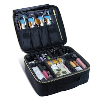 Travel Makeup Case, Samtour-Professional Cosmetic Makeup Bag Organizer, Accessories Case, Tools Case...