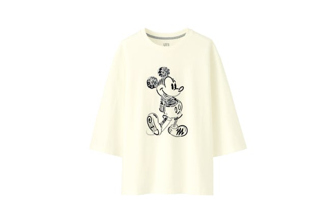 Women Love & Mickey Mouse Collection Graphic T-shirt