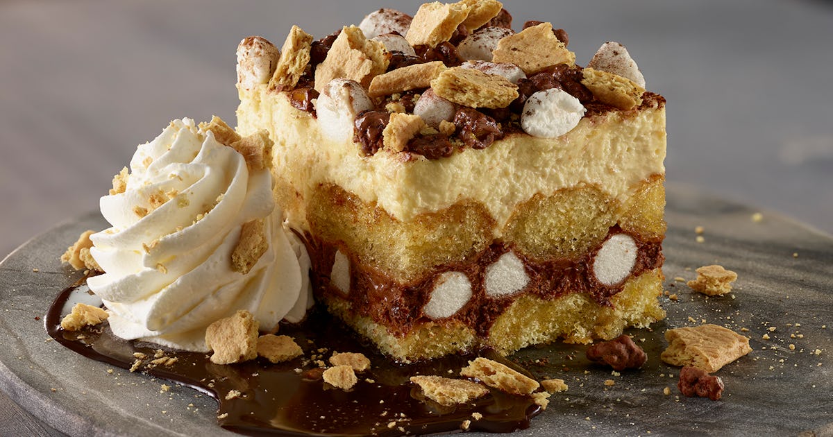 Olive Garden S New S Mores Layer Cake Is A Grownup Take On Your Fave Summer Treat From Childhood Olive Garden S New S Mores Layer Cake Is A Grownup Take On Your Fave Summer Treat From Childhood
