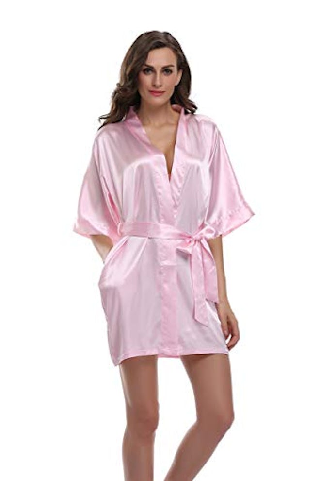 Sunnyhu Women's Kimono Silk Robe