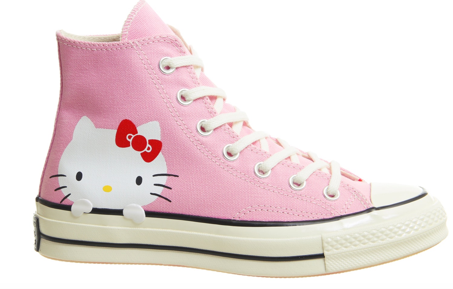 pink bow converse