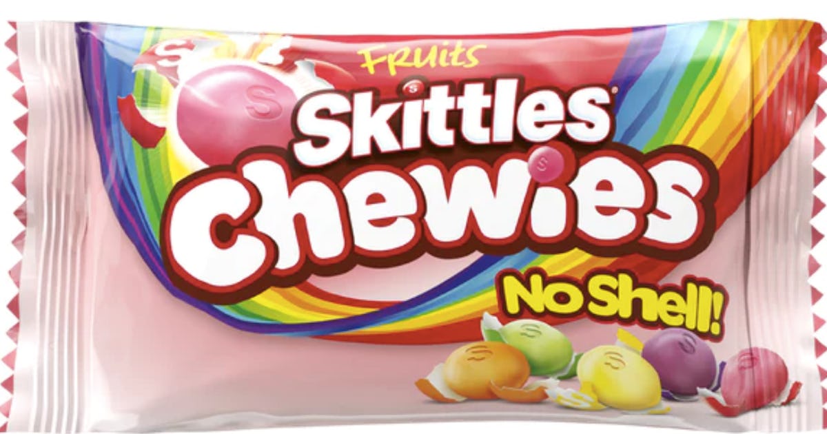 Skittles Chewies Are