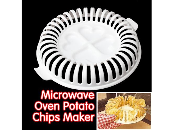 Whitelotous Potato Chip Microwave Tray