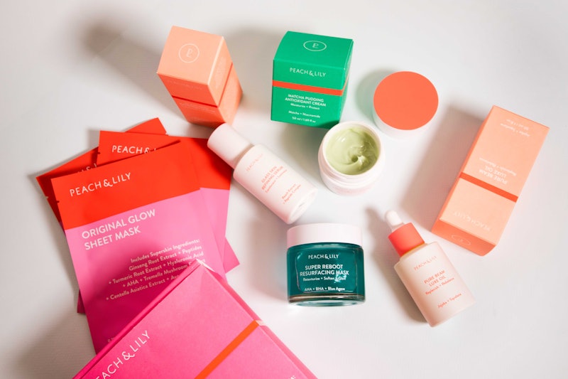 July 2018 beauty launches placed on a desk