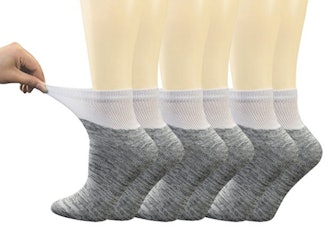 Yomandamor Women's Bamboo Ankle Socks