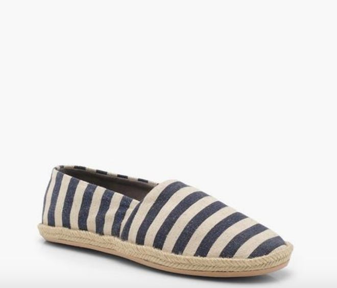 Hannah Canvas Striped Espadrilles