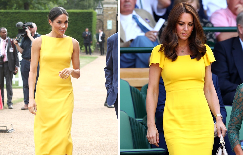 Meghan Markle & Kate Middleton's Yellow Dresses Have Made ...