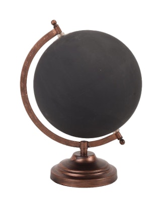 Bronze Chalkboard Globe
