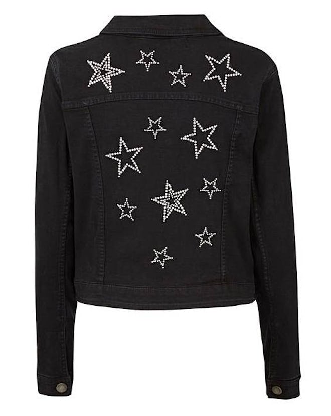 Star Embellished Denim Jacket