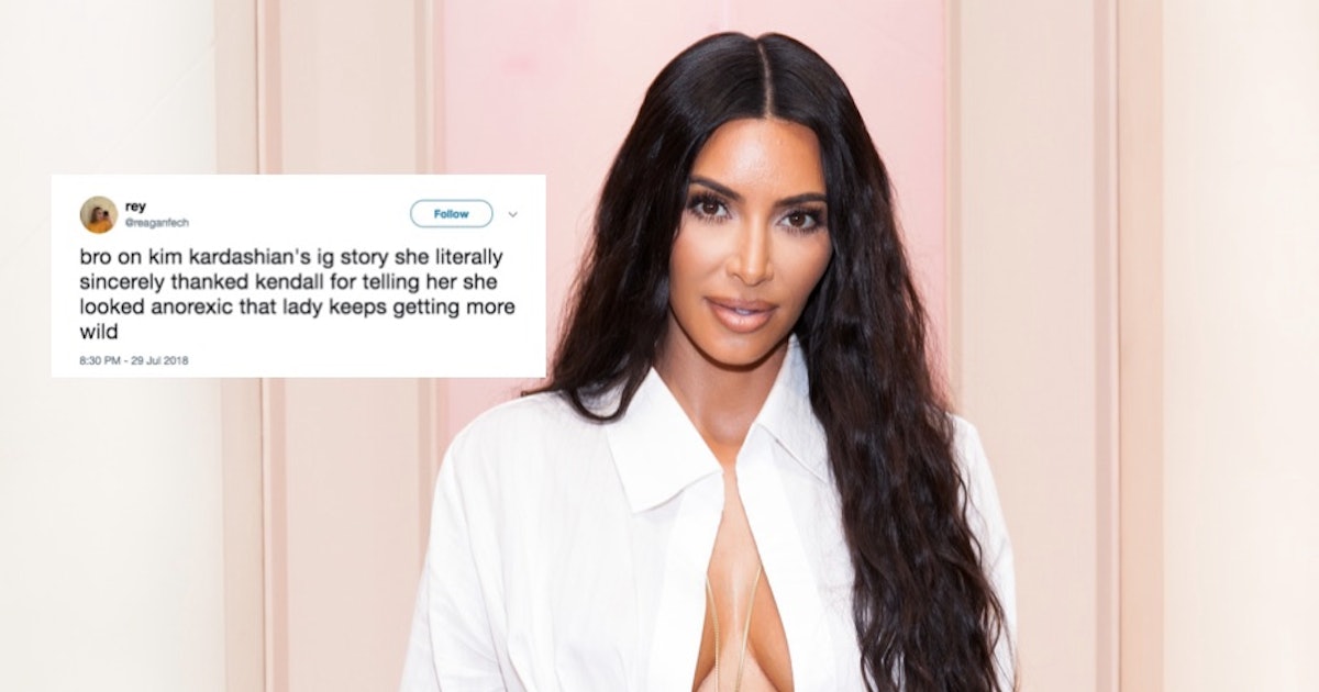 Kim Kardashian S Instagram Story About Being “anorexic” Is So Problematic And Fans Are Livid