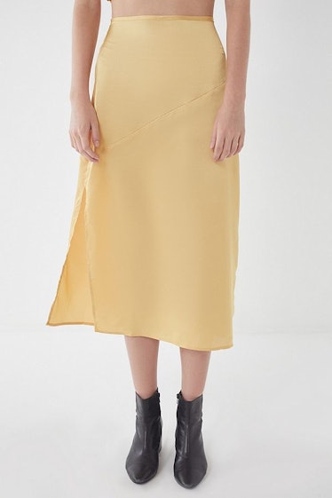 UO Molly Side-Slit Slip Skirt