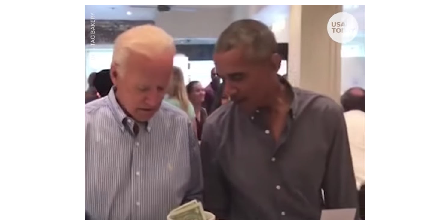 Twitter Can't Get Over Barack Obama & Joe Biden Meeting Up For Lunch At ...