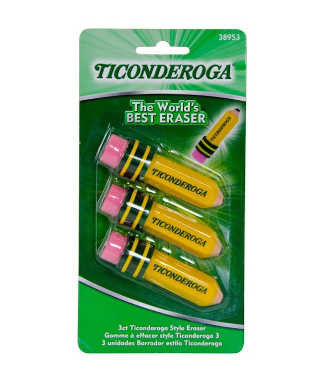 Ticonderoga® Erasers, 3ct