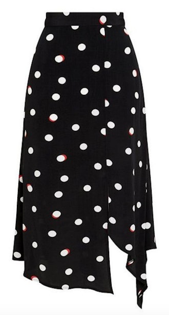F&F Polka Dot Asymmetric Skirt