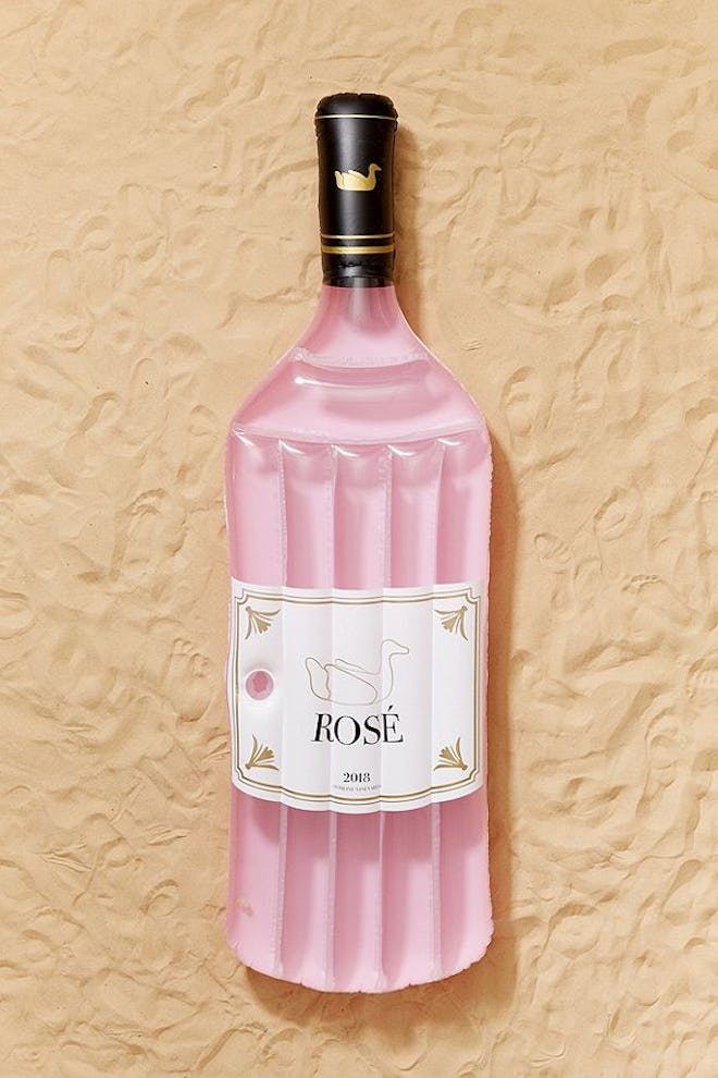 Rosé Bottle Pool Float