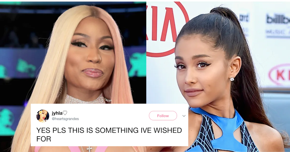 Will Ariana Grande Nicki Minaj Make An Album Together The Bed Singers Hinted At It