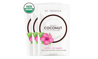 St. Tropica Organic Coconut Hot Oil Hair Mask (3-Pack)