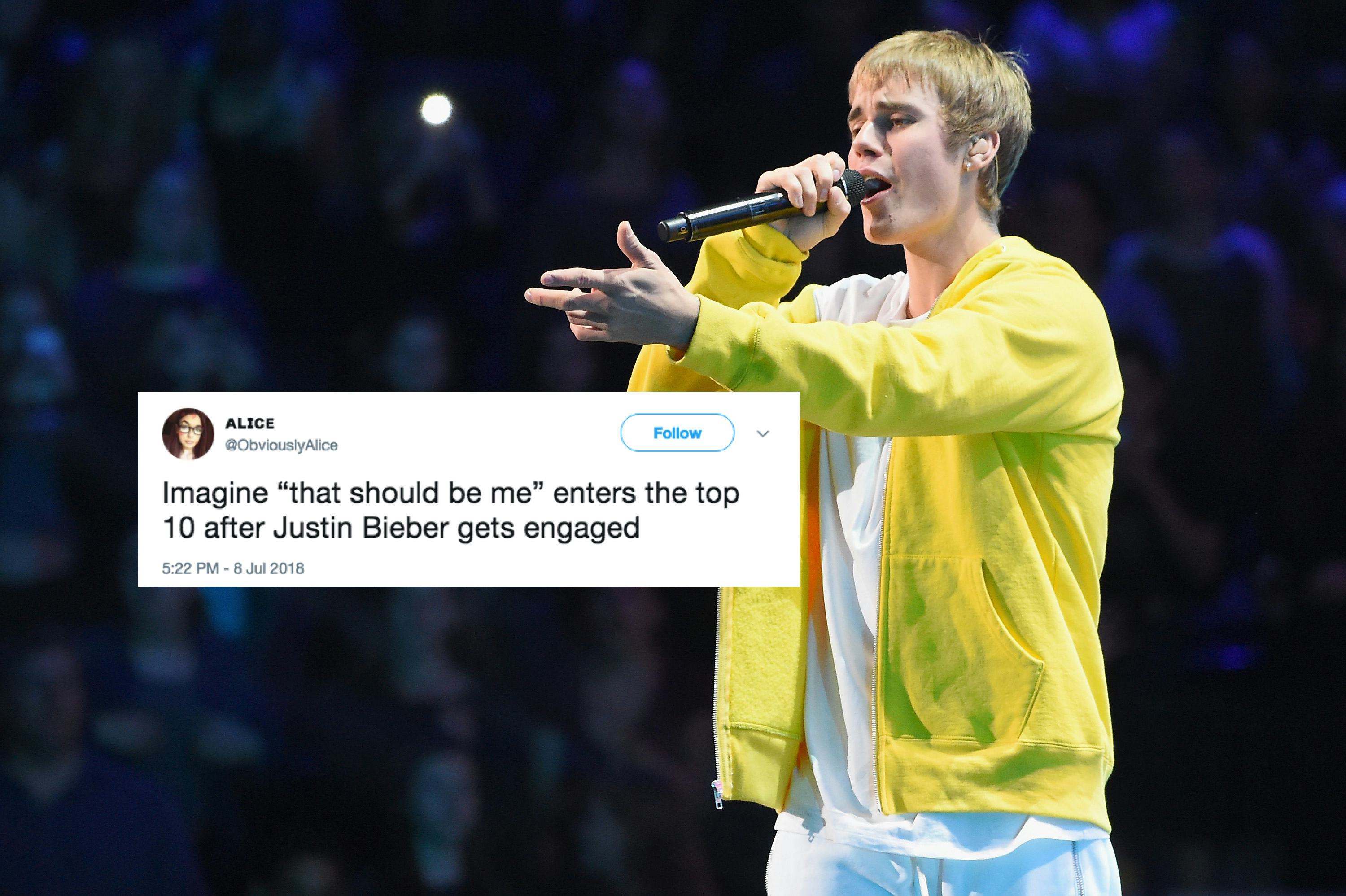 Reactions To Justin Bieber Hailey Baldwins Reported