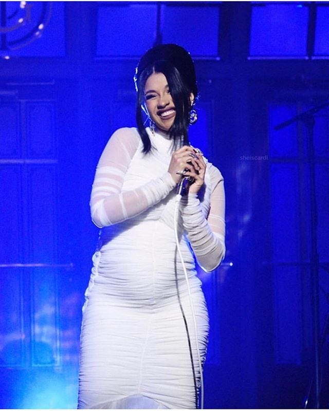 Cardi B's Best Pregnancy Looks Show That She Was Solidly Glam The ...