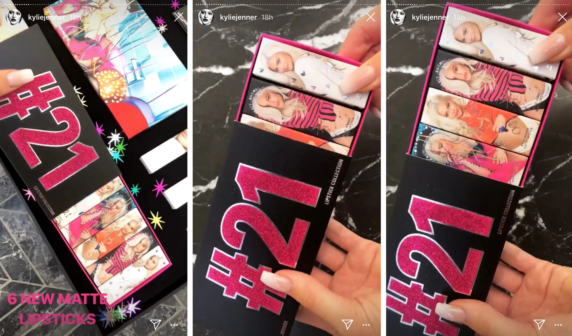 What's In Kylie Cosmetics' 21st Birthday Collection? 18 Lip