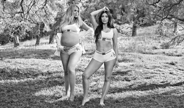 The Kardashians Brought Back That Pregnancy-Hiding Patchwork Quilt for  Their Fall 2018 Calvin Klein Campaign
