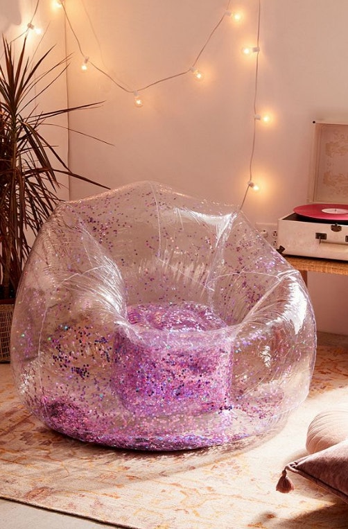 Where To Get Inflatable Glittery Chairs From The 90s Because