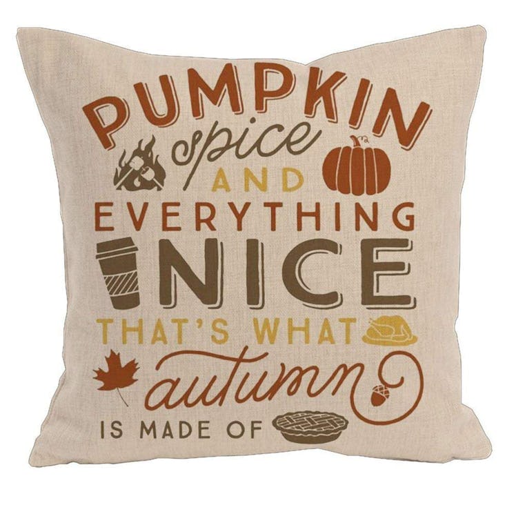 Fall Decor Cotton Linen Pillow Covers 