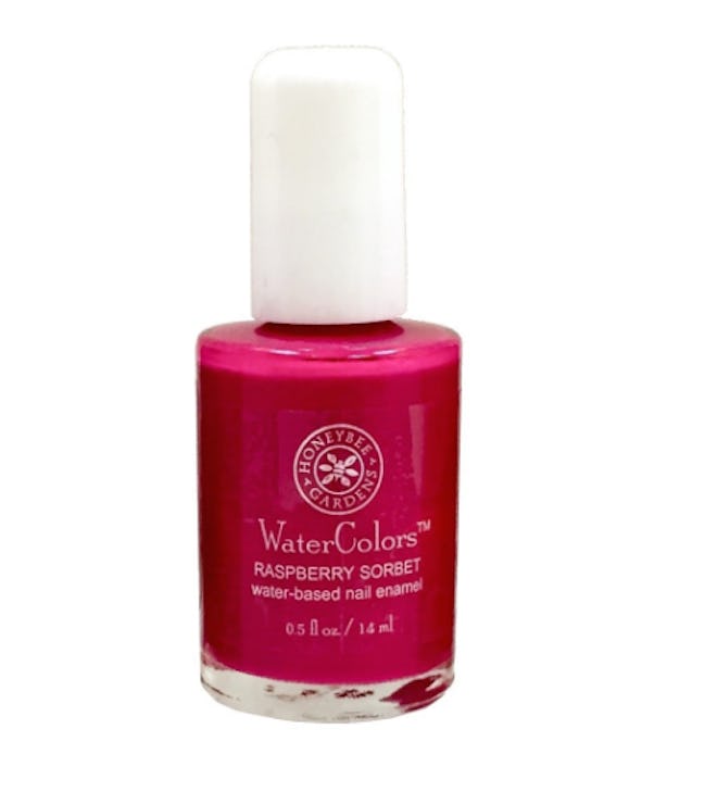 honeybee gardens nail polish in raspberry sorbet