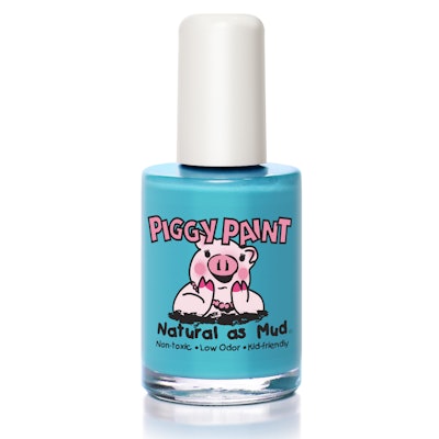 Piggy Paint polish in sea-quin blue