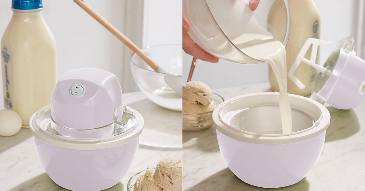 Urban Outfitters Sells An Ice Cream Maker That Lets You Prepare Full Pints  Of Soft Serve At Home