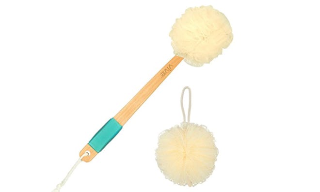 Vive Long Handled Exfoliating Bath & Shower Loofah