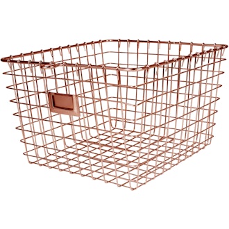Spectrum Medium Storage Basket, Copper