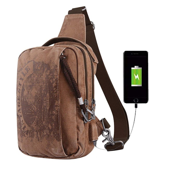 BUG Sling Backpack Anti-Theft Canvas Bag