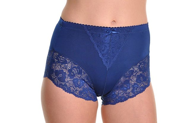 Angelina High Waisted Lace Accented Boxer Briefs (6-Pack)