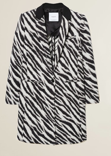 Zebra Printed Coat