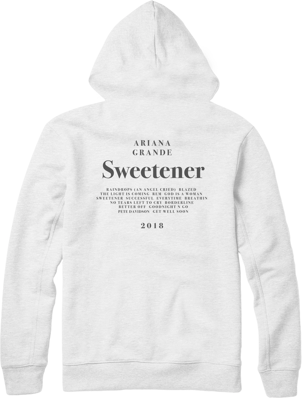 ariana grande sweetener pullover