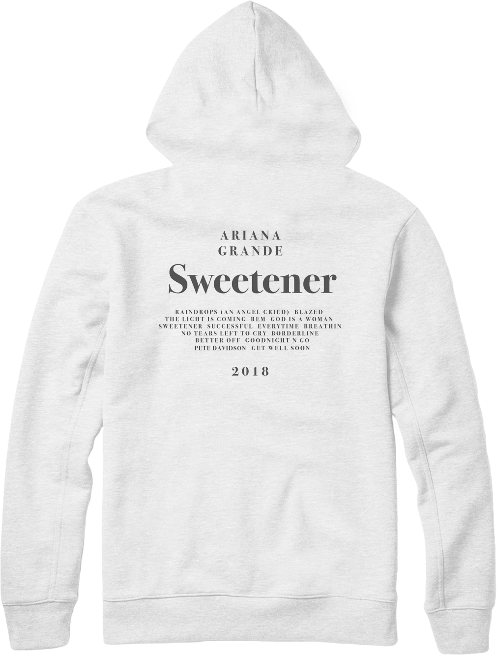 ariana grande sweetener hoodie