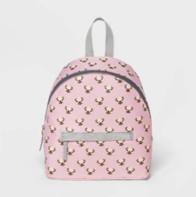 Kids Emoji Pug Backpack