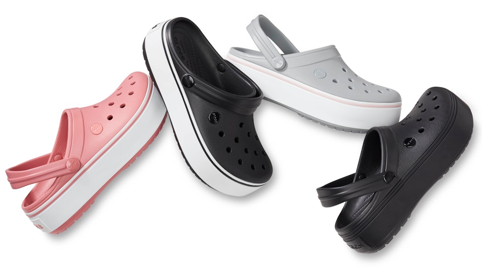 Crocs New Crocband Platform Collection Will Give You Some Lift Without ...