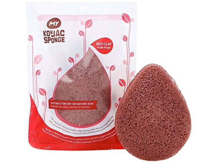 My Konjac Red Clay Facial Sponge