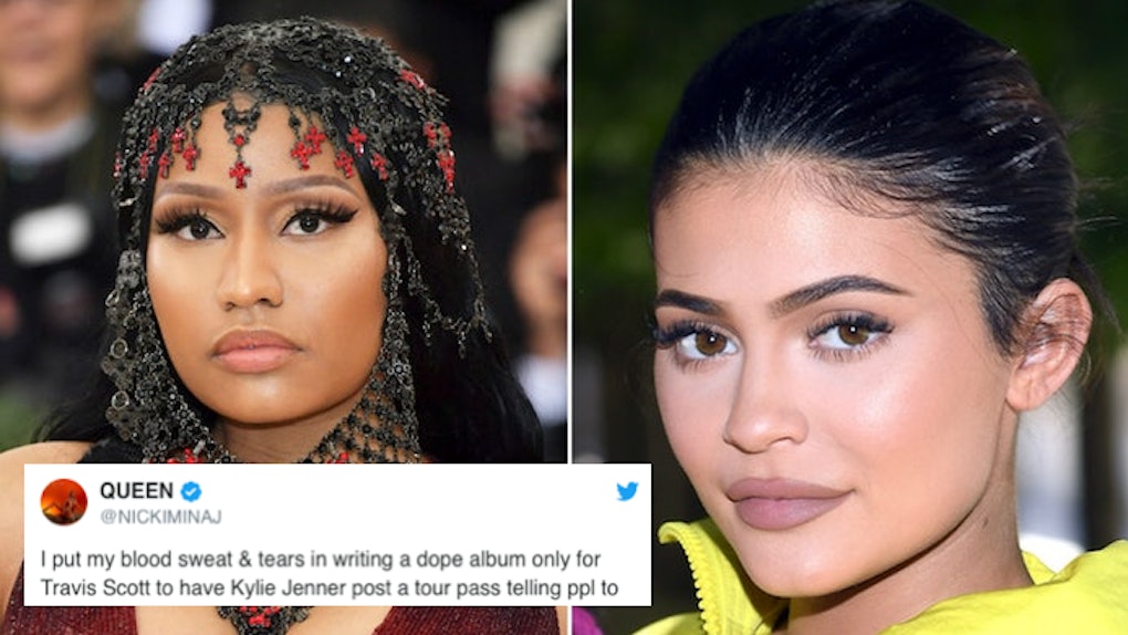 Nicki Minaj Slammed Kylie Jenner For Using Stormi To Promote Travis