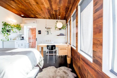 Enjoy the Hollywood Hills with this modern cabin from Airbnb.