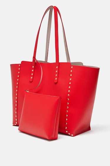 Studded Reversible Shopper Bag