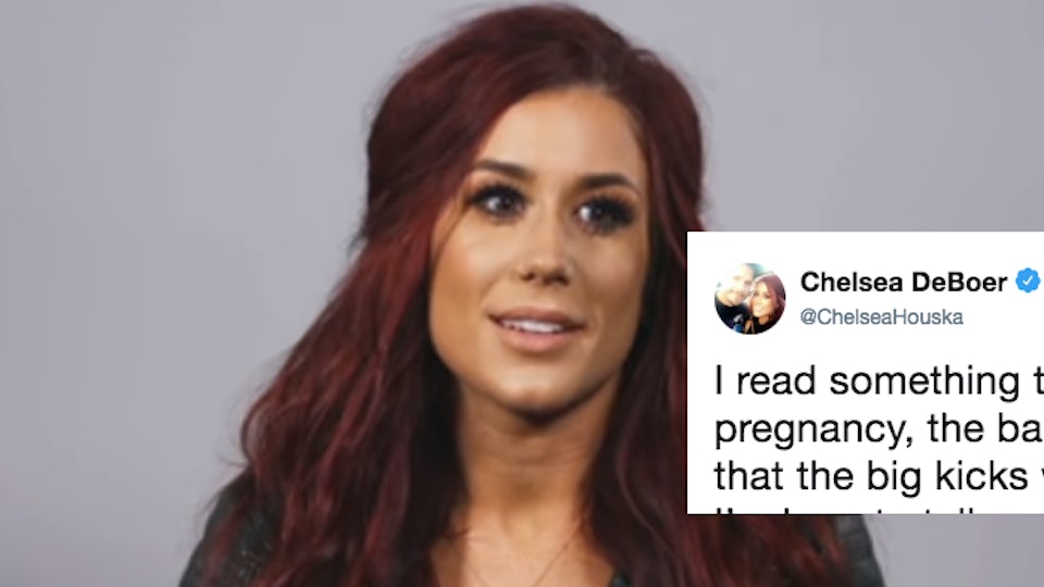Teen Mom 2 S Chelsea Houska S Tweet About Pregnancy Kicks In Her Third Trimester Will Give You Sympathy Pains
