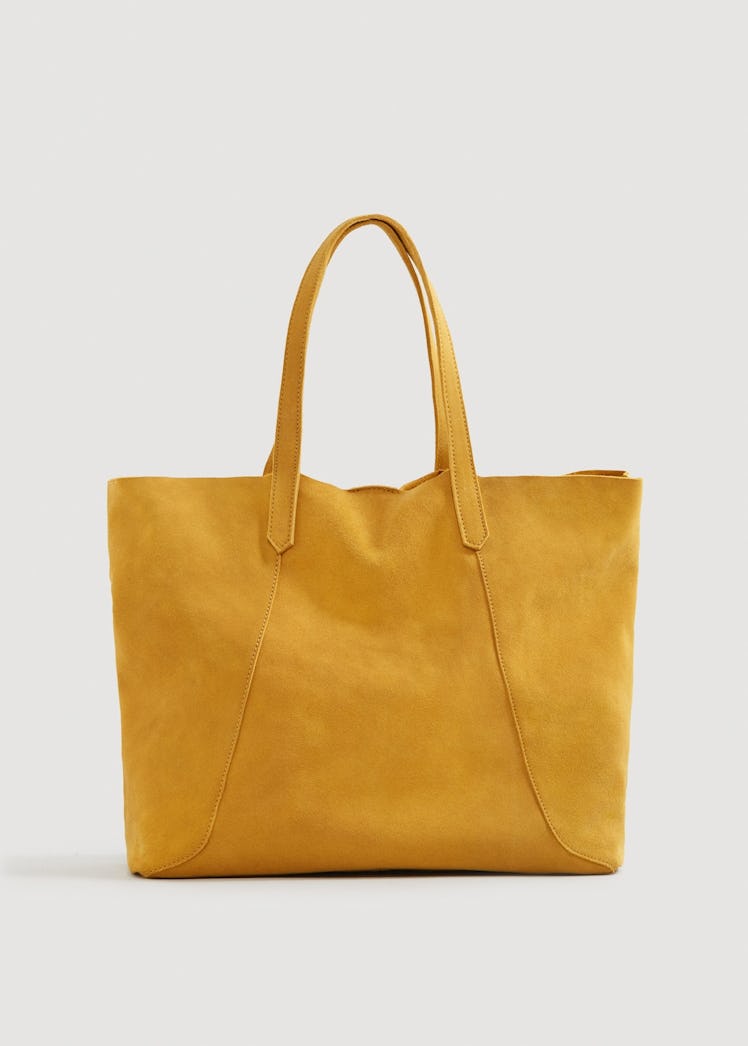 Suede Shopper Bag