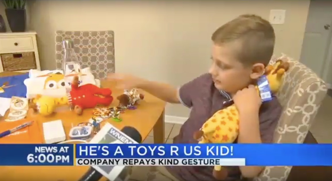 This Boy Sent $3 To Help Save Toys "R" Us Stores & Got The In Return