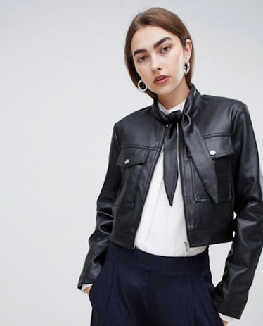 Leather jacket sales new design 2018